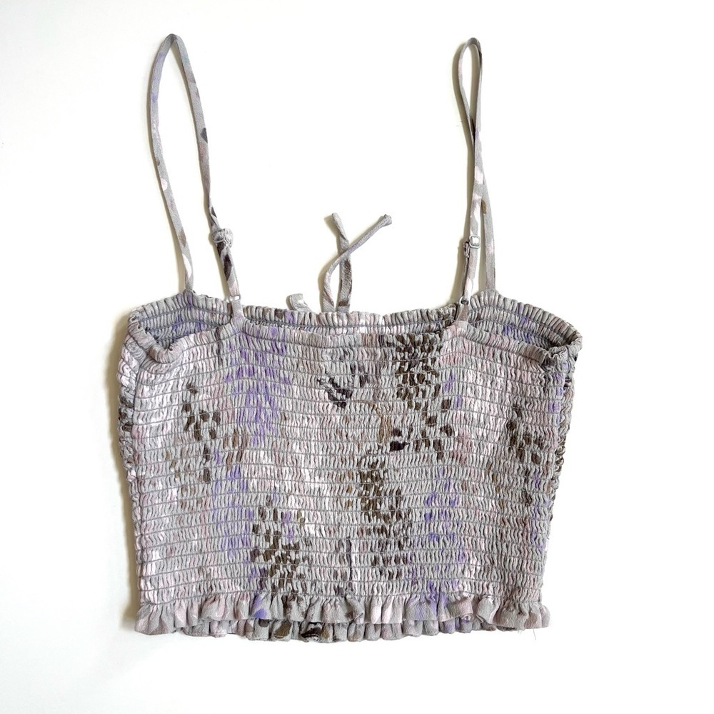 Aritzia Wilfred Smocked Crop Tank - Picture 5 of 8